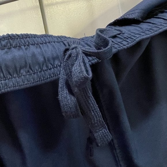 EUC Reebok Running/Tennis Shorts, Navy w/Wht Stripes, Pockets, Polyester, Sml - Picture 7 of 10